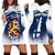 Custom Finland Hoodie Dress Coat Of Arms Mix Hannunvaakuna TS06 - Wonder Print Shop