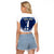 Custom Finland Raglan Cropped T Shirt Coat Of Arms Mix Hannunvaakuna TS06 - Wonder Print Shop