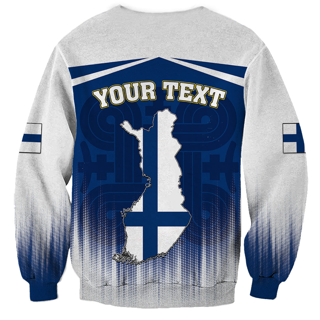 Custom Finland Sweatshirt Coat Of Arms Mix Hannunvaakuna TS06 - Wonder Print Shop