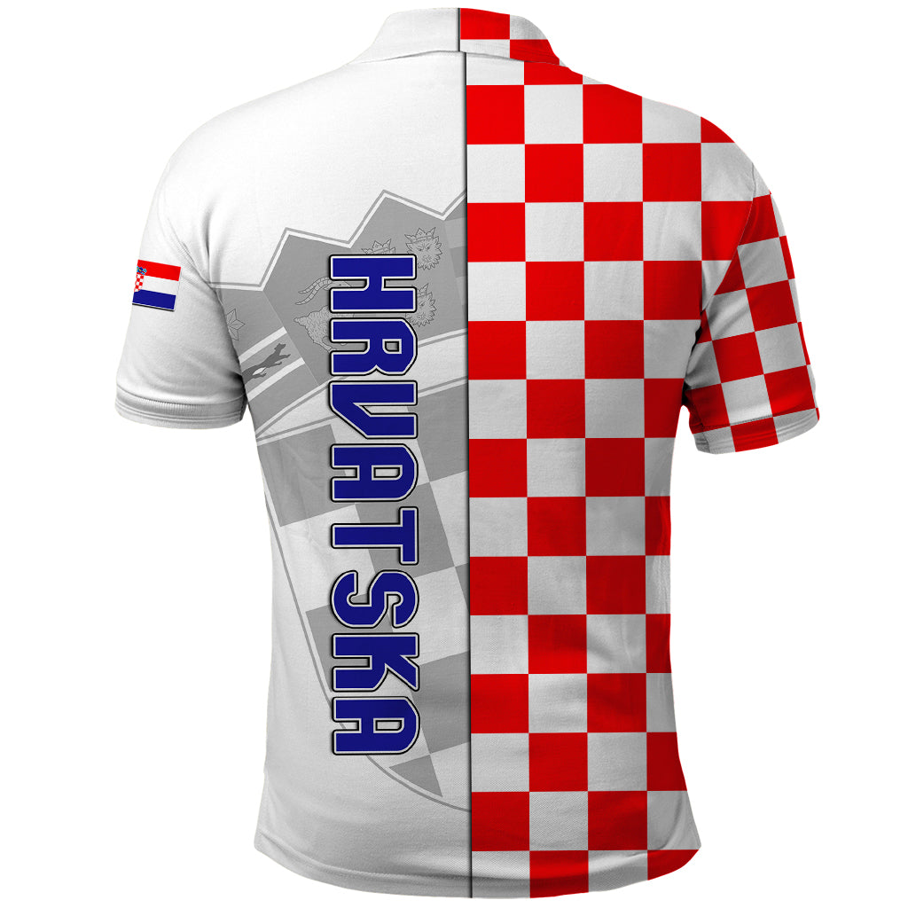 Croatia Polo Shirt Chessboard Mix Coat Of Arms TS06 - Wonder Print Shop