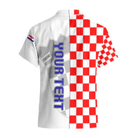 Personalised Croatia Hawaiian Shirt Chessboard Mix Coat Of Arms TS06 - Wonder Print Shop
