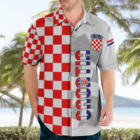 Personalised Croatia Hawaiian Shirt Chessboard Mix Coat Of Arms TS06 - Wonder Print Shop