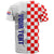 Personalised Croatia T Shirt Chessboard Mix Coat Of Arms TS06 - Wonder Print Shop