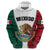 Mexico Hoodie Coat Of Arms With Mexican Aztec Pattern TS06 - Wonder Print Shop