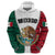 Mexico Hoodie Coat Of Arms With Mexican Aztec Pattern TS06 - Wonder Print Shop