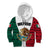 Mexico Kid Hoodie Coat Of Arms With Mexican Aztec Pattern TS06 - Wonder Print Shop