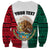 Personlised Mexico Sweatshirt Coat Of Arms With Mexican Aztec Pattern TS06 - Wonder Print Shop