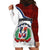 dominican-republic-hoodie-dress-dominicana-plaid-pattern-mix-coat-of-arms
