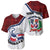 Personlised Dominican Republic Baseball Jersey Dominicana Plaid Pattern Mix Coat Of Arms TS06 - Wonder Print Shop