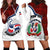 personlised-dominican-republic-hoodie-dress-dominicana-plaid-pattern-mix-coat-of-arms