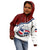 Personlised Dominican Republic Kid Hoodie Dominicana Plaid Pattern Mix Coat Of Arms TS06 - Wonder Print Shop
