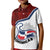 Personlised Dominican Republic Kid Polo Shirt Dominicana Plaid Pattern Mix Coat Of Arms TS06 - Wonder Print Shop