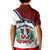 Personlised Dominican Republic Kid Polo Shirt Dominicana Plaid Pattern Mix Coat Of Arms TS06 - Wonder Print Shop