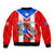 Puerto Rico Bomber Jacket Coqui Frog Mix Flor de Maga TS06 - Wonder Print Shop