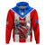 Puerto Rico Hoodie Coqui Frog Mix Flor de Maga TS06 - Wonder Print Shop
