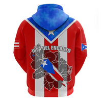 Puerto Rico Hoodie Coqui Frog Mix Flor de Maga TS06