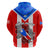 Puerto Rico Hoodie Coqui Frog Mix Flor de Maga TS06 - Wonder Print Shop