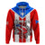 Puerto Rico Hoodie Coqui Frog Mix Flor de Maga TS06 - Wonder Print Shop