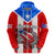 Puerto Rico Hoodie Coqui Frog Mix Flor de Maga TS06 - Wonder Print Shop