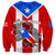 Puerto Rico Sweatshirt Coqui Frog Mix Flor de Maga TS06 - Wonder Print Shop