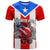 Puerto Rico T Shirt Coqui Frog Mix Flor de Maga TS06 - Wonder Print Shop