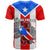 Puerto Rico T Shirt Coqui Frog Mix Flor de Maga TS06 - Wonder Print Shop