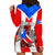 Custom Puerto Rico Hoodie Dress Coqui Frog Mix Flor de Maga TS06 - Wonder Print Shop