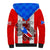 Custom Puerto Rico Sherpa Hoodie Coqui Frog Mix Flor de Maga TS06 - Wonder Print Shop