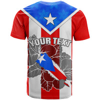 Custom Puerto Rico T Shirt Coqui Frog Mix Flor de Maga TS06 - Wonder Print Shop