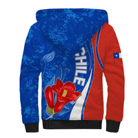 Chile Sherpa Hoodie Copihue With Flag TS06 - Wonder Print Shop
