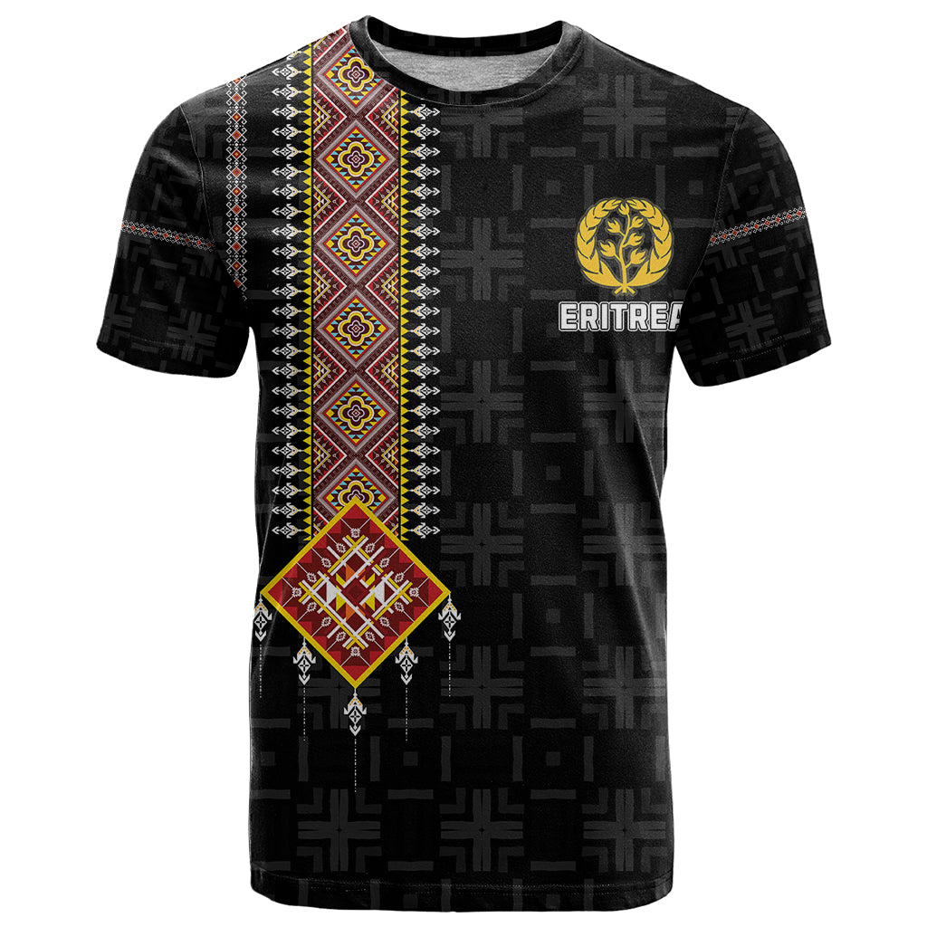 Eritrea T Shirt Habesha With African Pattern TS06 - Wonder Print Shop