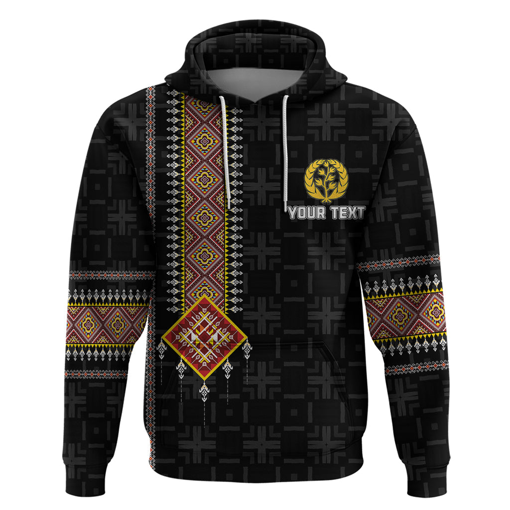 Custom Eritrea Hoodie Habesha With African Pattern TS06 - Wonder Print Shop