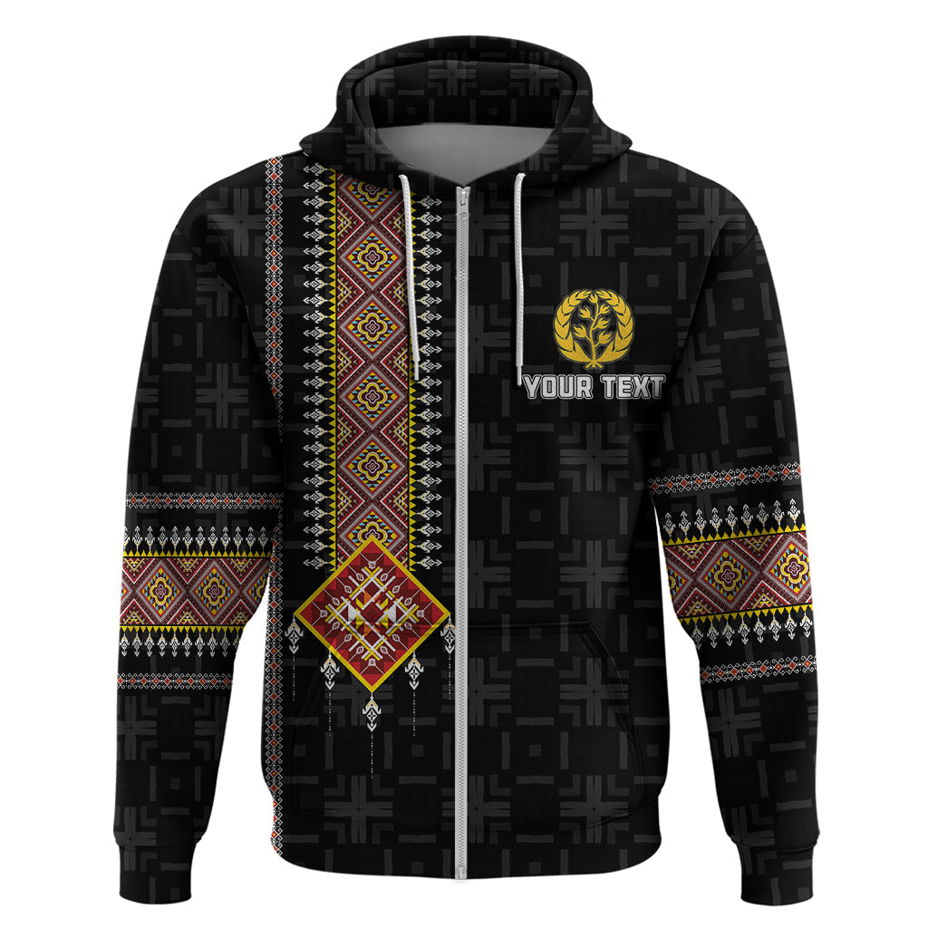Custom Eritrea Hoodie Habesha With African Pattern TS06 - Wonder Print Shop