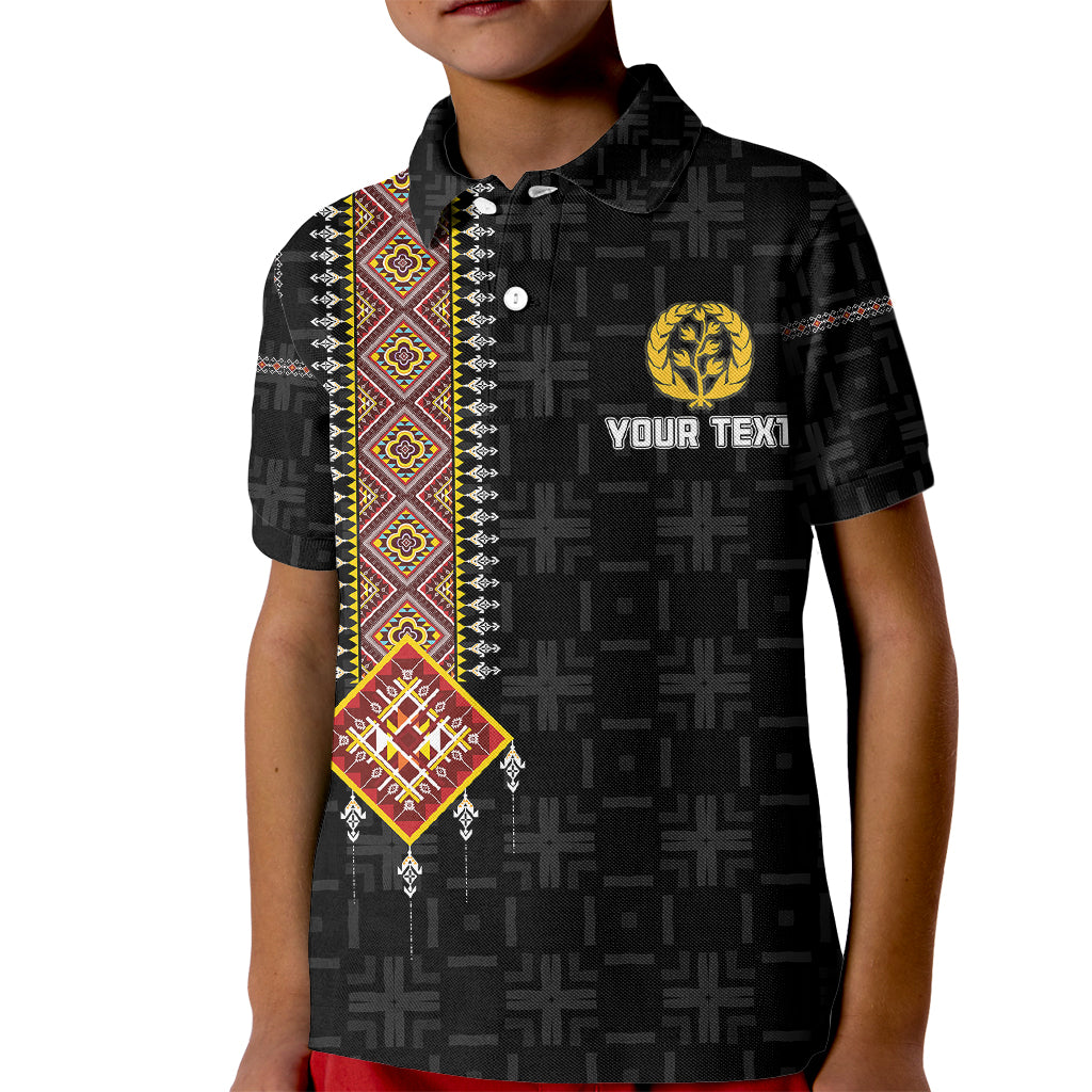 Custom Eritrea Kid Polo Shirt Habesha With African Pattern TS06 - Wonder Print Shop