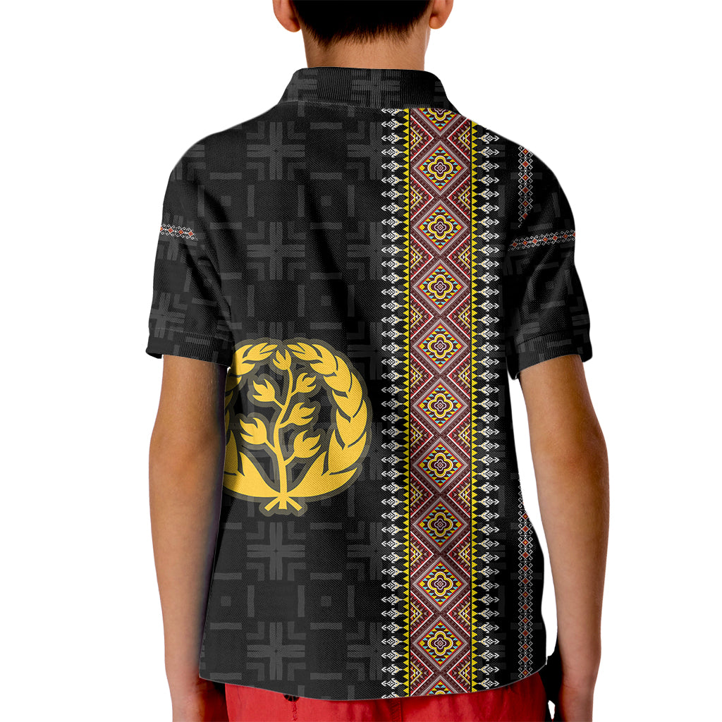 Custom Eritrea Kid Polo Shirt Habesha With African Pattern TS06 - Wonder Print Shop