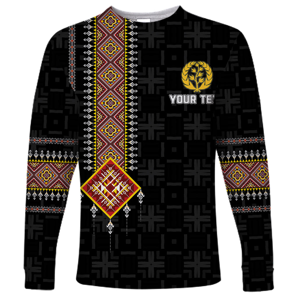 Custom Eritrea Long Sleeve Shirt Habesha With African Pattern TS06 - Wonder Print Shop