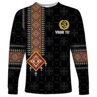 Custom Eritrea Long Sleeve Shirt Habesha With African Pattern TS06 - Wonder Print Shop