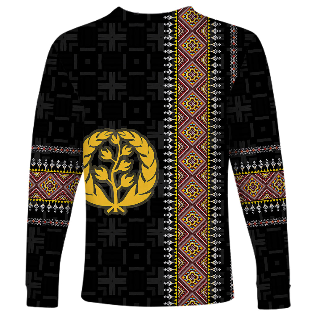 Custom Eritrea Long Sleeve Shirt Habesha With African Pattern TS06 - Wonder Print Shop