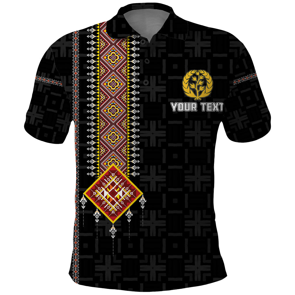 Custom Eritrea Polo Shirt Habesha With African Pattern TS06 - Wonder Print Shop