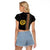 Custom Eritrea Raglan Cropped T Shirt Habesha With African Pattern TS06 - Wonder Print Shop