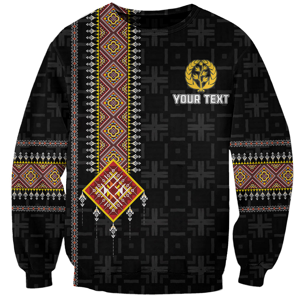 Custom Eritrea Sweatshirt Habesha With African Pattern TS06 - Wonder Print Shop