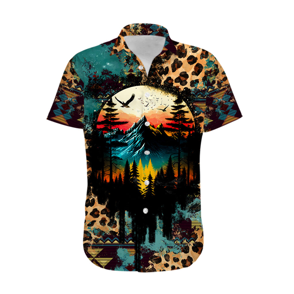 Country Girl Hawaiian Shirt Play Me Some Mountain Music with Leoppard Pattern TS07 - Wonder Print Shop