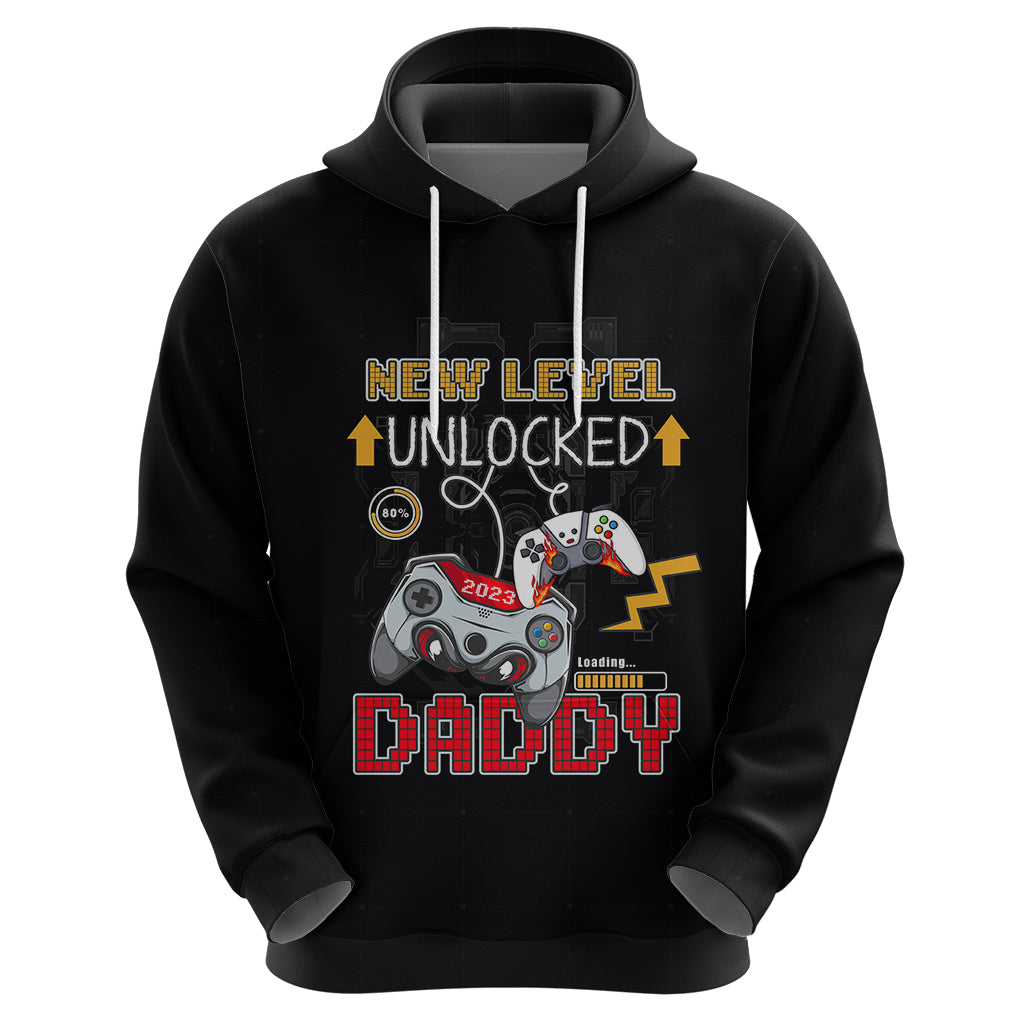 Fathers Day Hoodie Gamer Dad Level Up TS07 - Wonder Print Shop