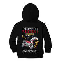 Father's Day Kid Hoodie Gamer Dad Level Up TS07 - Wonder Print Shop