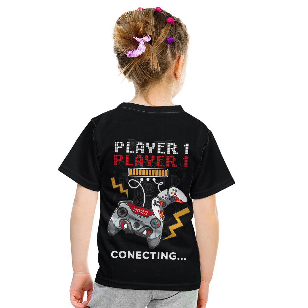 Father's Day Kid T Shirt Gamer Dad Level Up TS07 - Wonder Print Shop