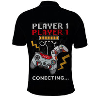 Fathers Day Polo Shirt Gamer Dad Level Up TS07 - Wonder Print Shop