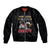 Father's Day Sleeve Zip Bomber Jacket Gamer Dad Level Up TS07 - Wonder Print Shop