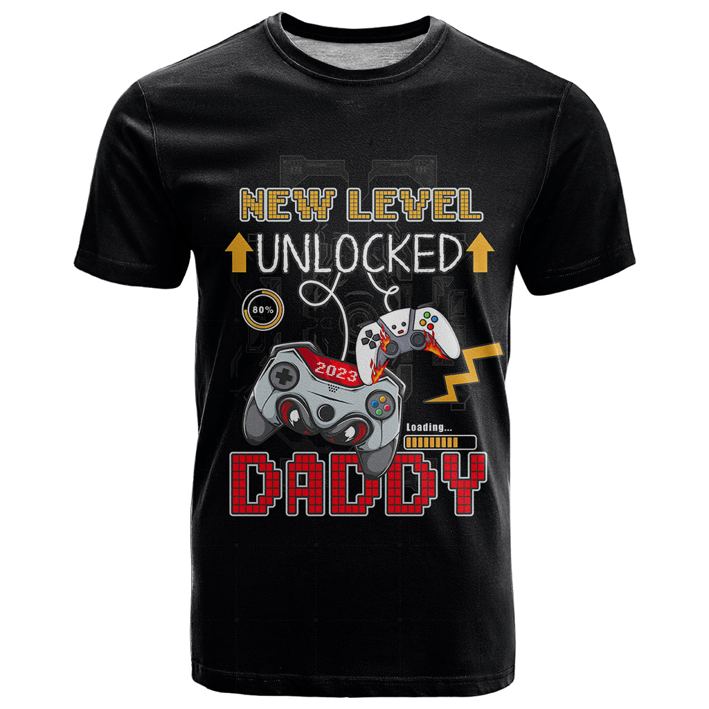 Father's Day T Shirt Gamer Dad Level Up TS07 - Wonder Print Shop