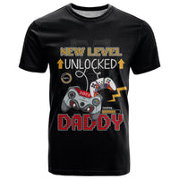 Father's Day T Shirt Gamer Dad Level Up TS07 - Wonder Print Shop