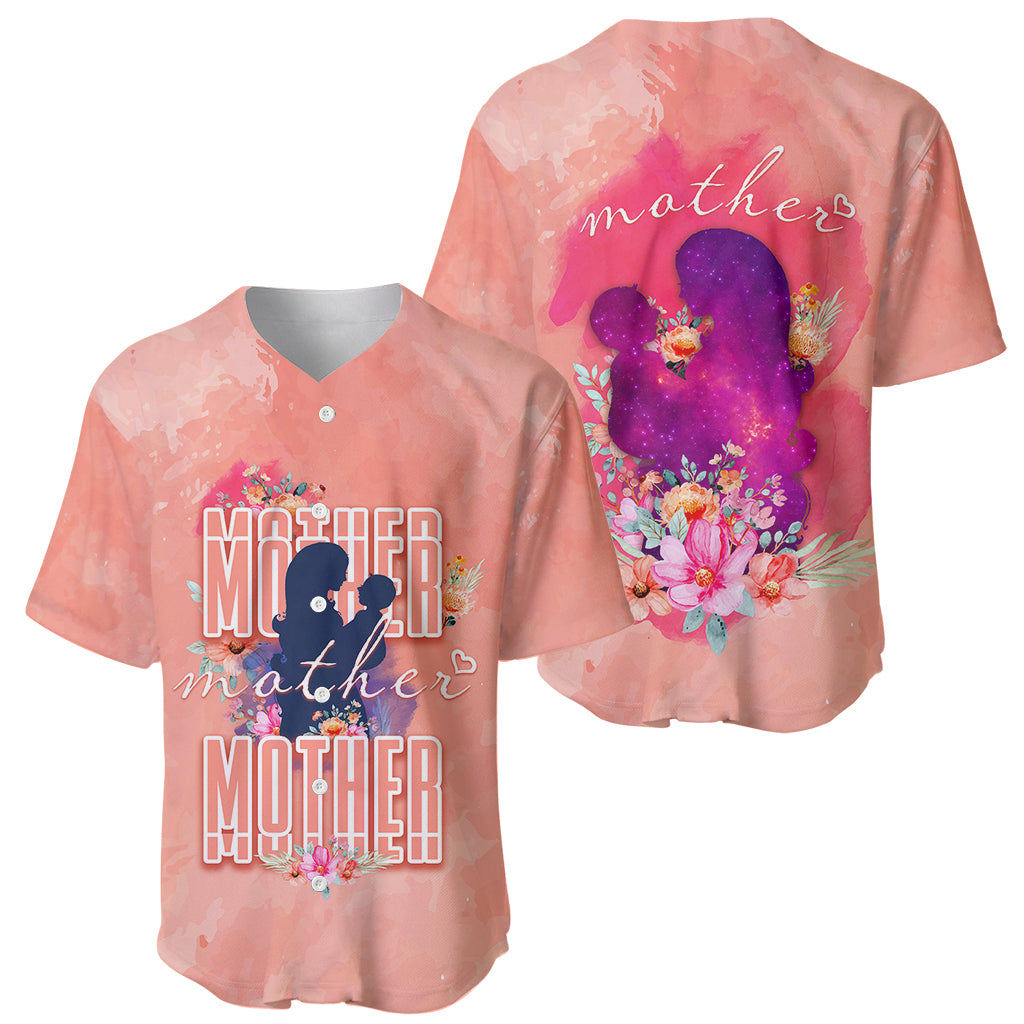 Mommy Baseball Jersey Floral Pastel Style for Mother Day TS07 - Wonder Print Shop